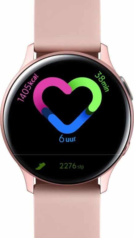 Samsung galaxy Watch active 2 calorieënverbranding